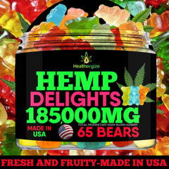 Healthergize-sleep-support-gummies: a possible option for evening routines with natural hemp.