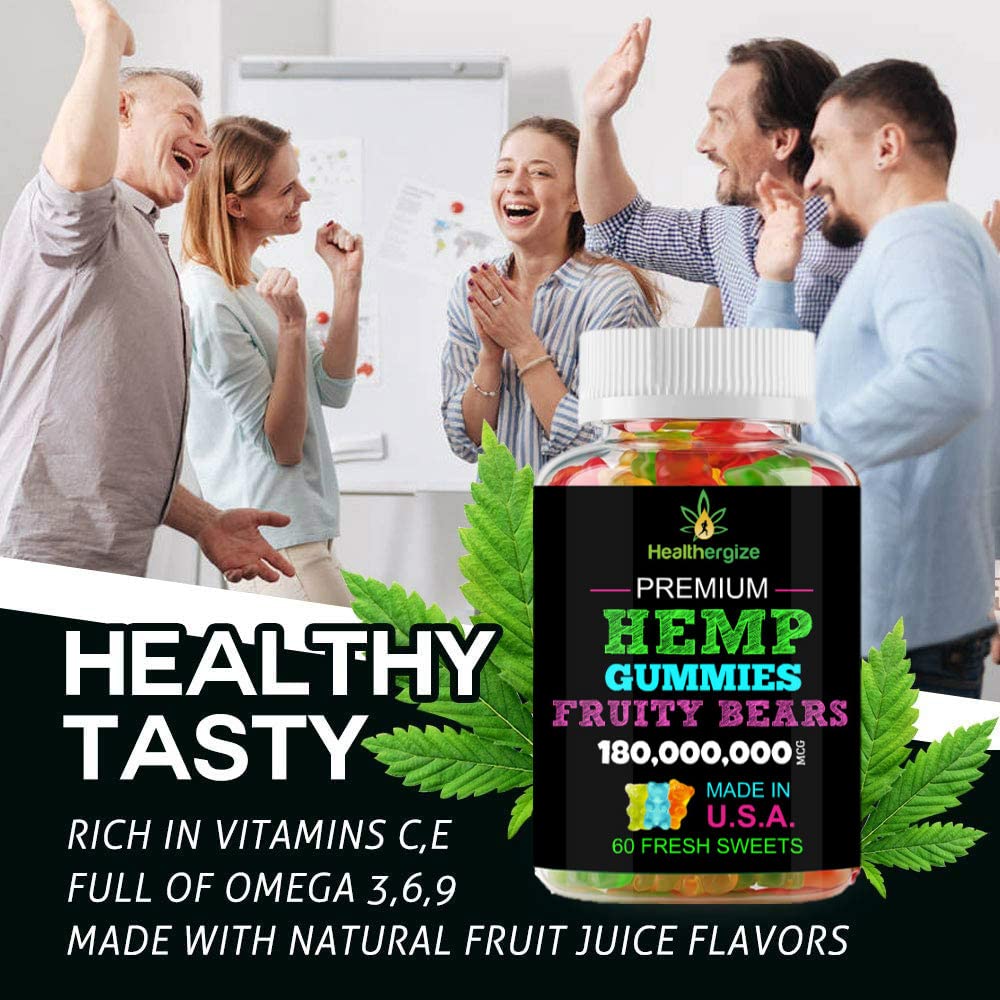USA-made Healthergize hemp gummies with premium ingredients.