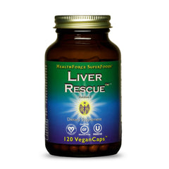 HealthForce Liver Rescue bottle front view for daily liver support