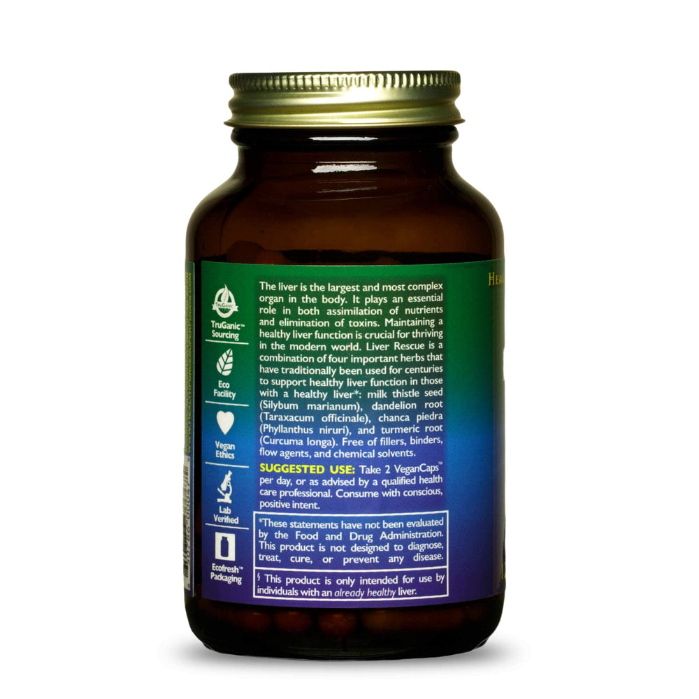 HealthForce Liver Rescue capsules close-up