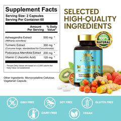 HEALTHGEM Melanina capsules with Vitamin C for antioxidant protection
