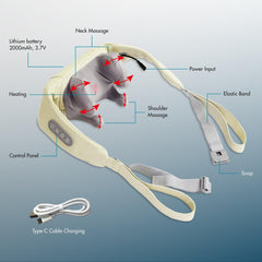 HEALTHMATE IN9532 cordless design for portable relaxation anytime, anywhere.
