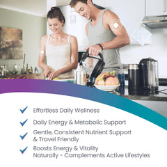 Healthogenics LipPatch Super MIC B12 discreet wear throughout the day.