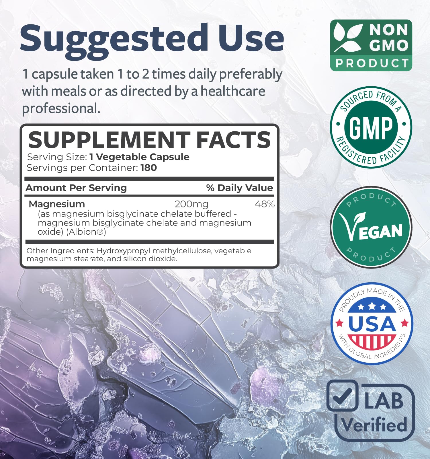 Healths Harmony Albion buffered chelate logo emphasizes tolerability and bioavailability.