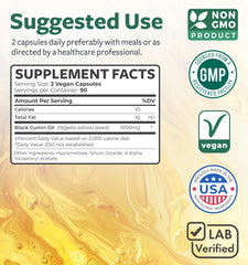 Healths Harmony cold-pressed Nigella Sativa provides pure oil in a swallow-friendly capsule.