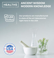 Healths Harmony olive leaf extract packaging conveys 4 month supply