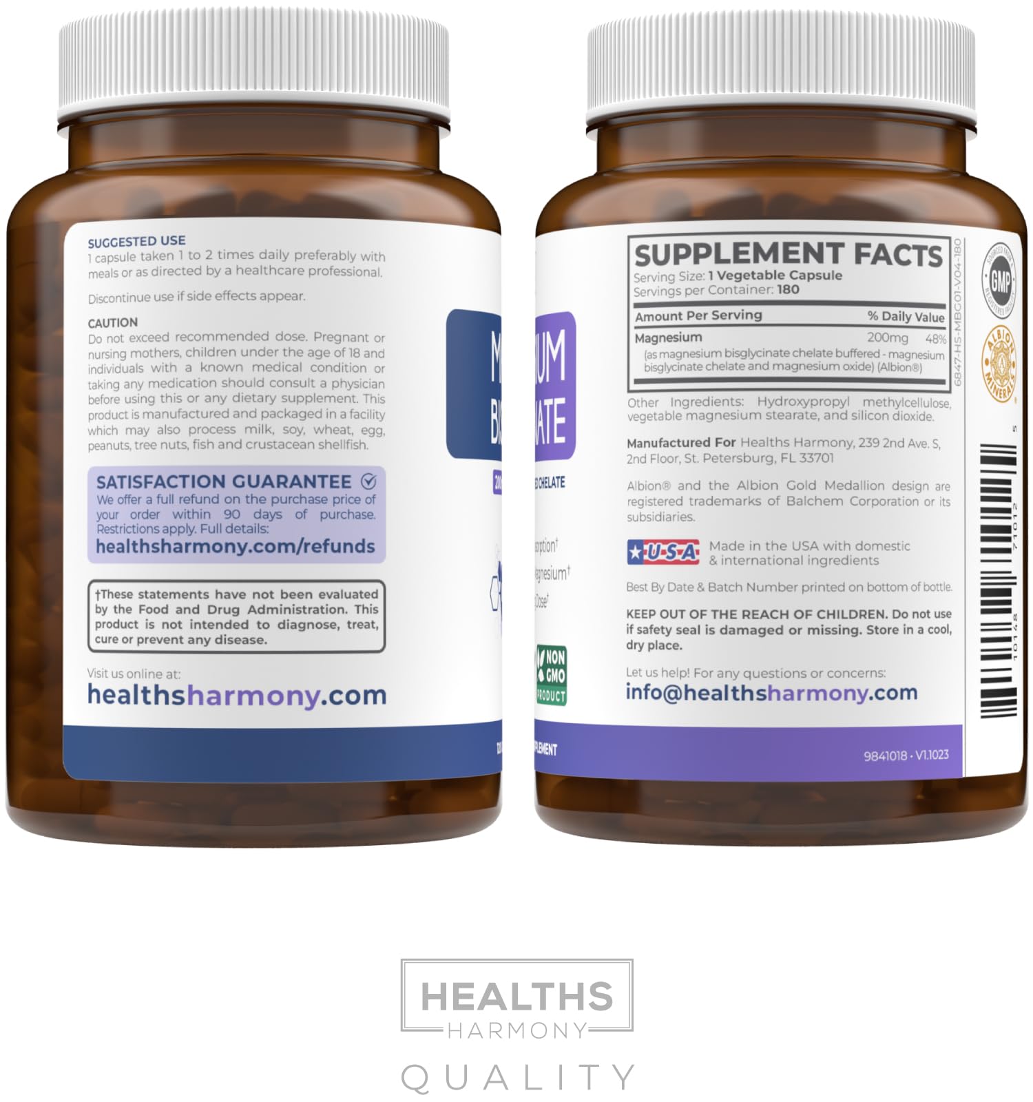 Healths Harmony travel packaging image illustrates compact, on-the-go use.