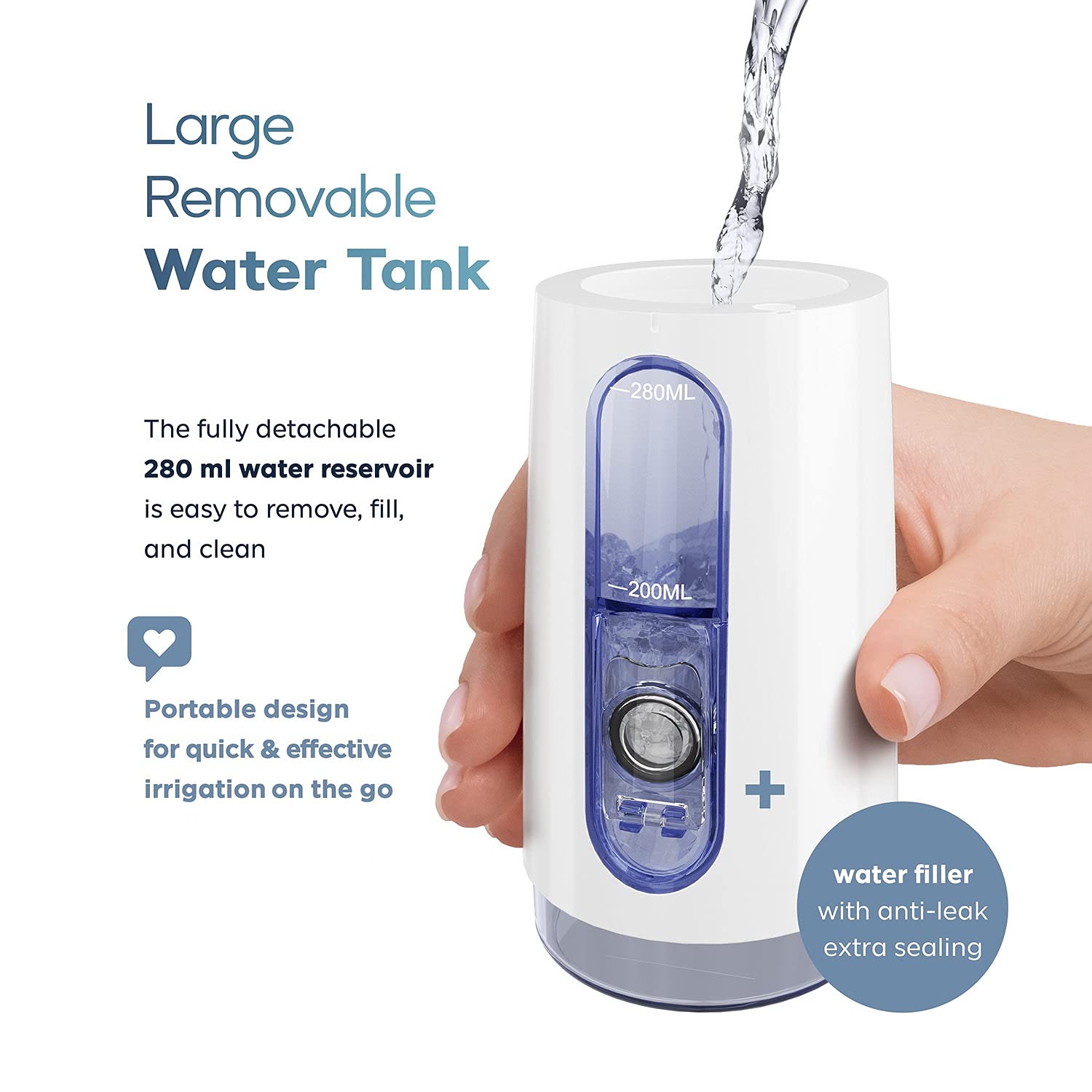 Health Solutions SinuPulse Traveler color coded tips simplify choosing the right flow.