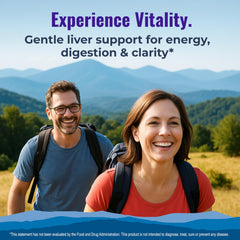Healthy by Nature LiVitalize mushroom energy blend image for sustainable energy and gut health.