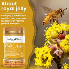 Healthy Care Royal Jelly 1000 bottle side view supports everyday wellness access.