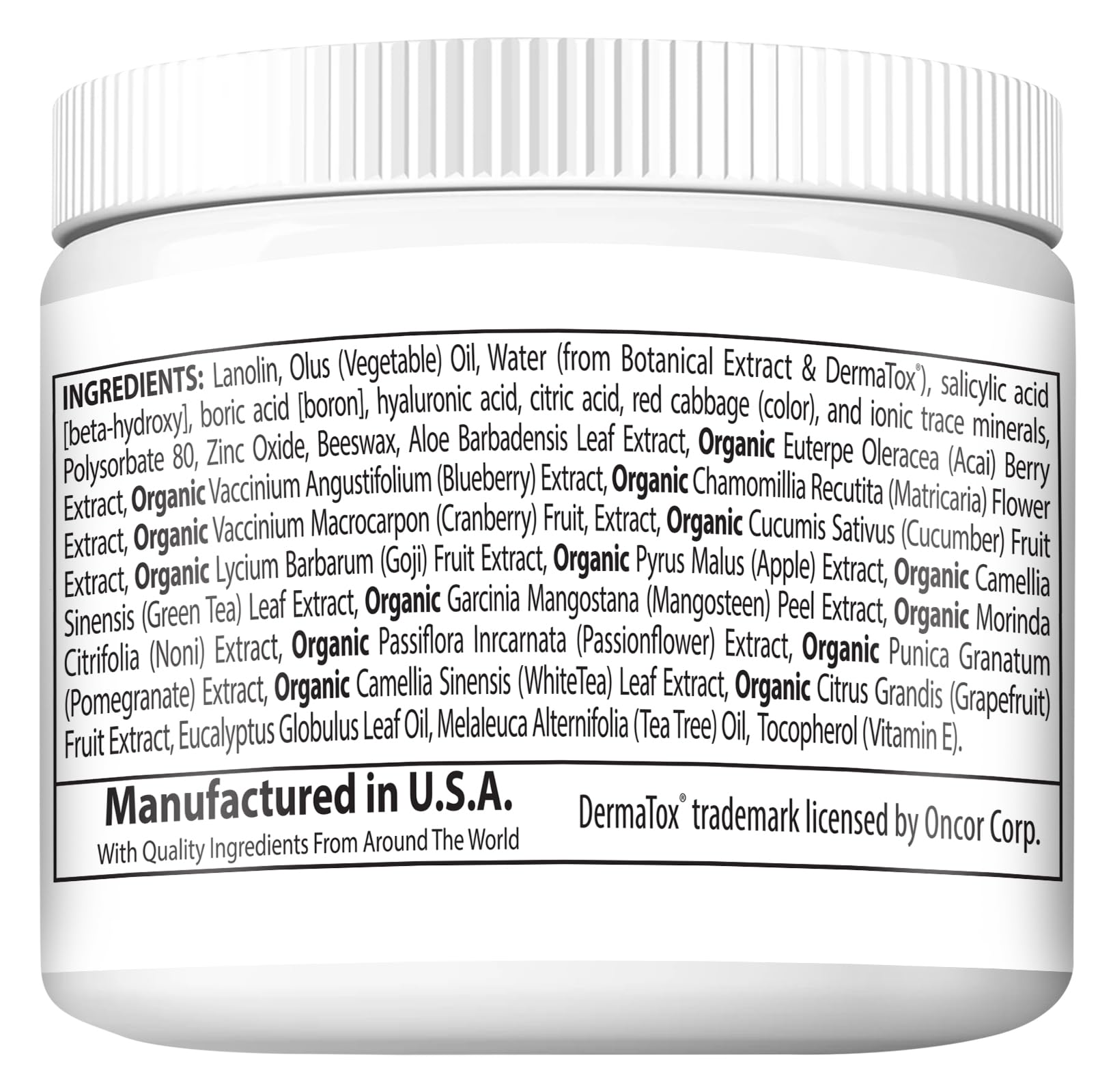 Healthy Habits DermaTox crystal imagery emphasizes mineral bonding process