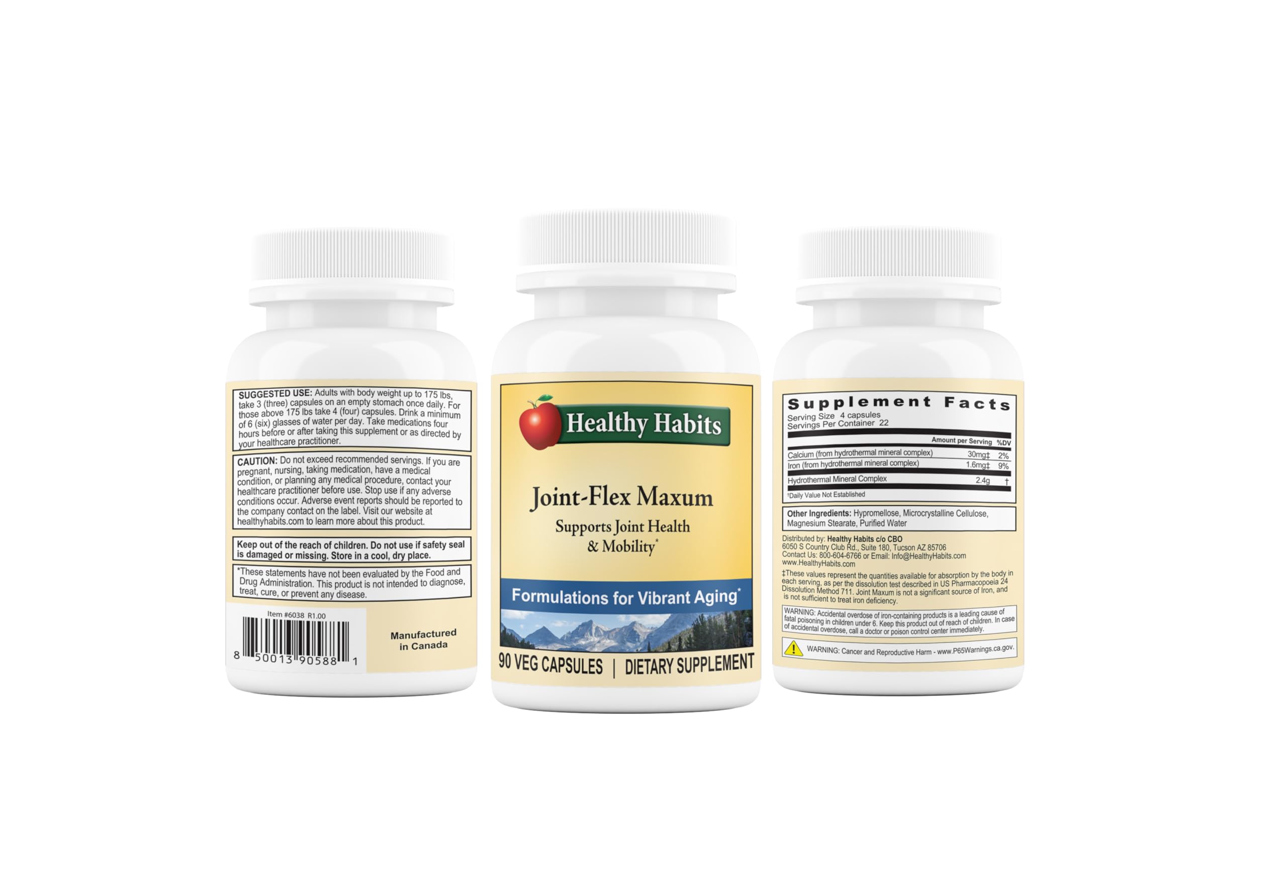Healthy Habits Joint-Flex Maxum capsules close-up for daily mobility