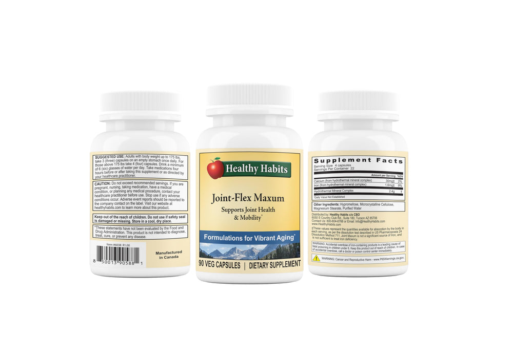 Healthy Habits Joint-Flex Maxum capsules close-up for daily mobility