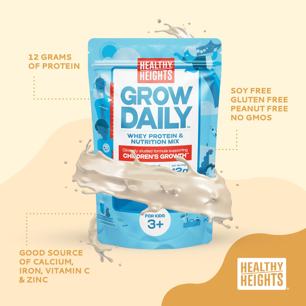 Healthy Heights vanilla snack idea featuring protein drink mix