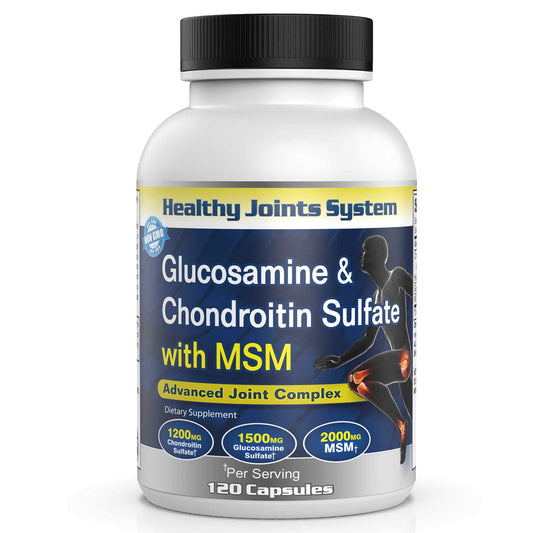 Healthy Joints System bottle pour showing easy daily joint support
