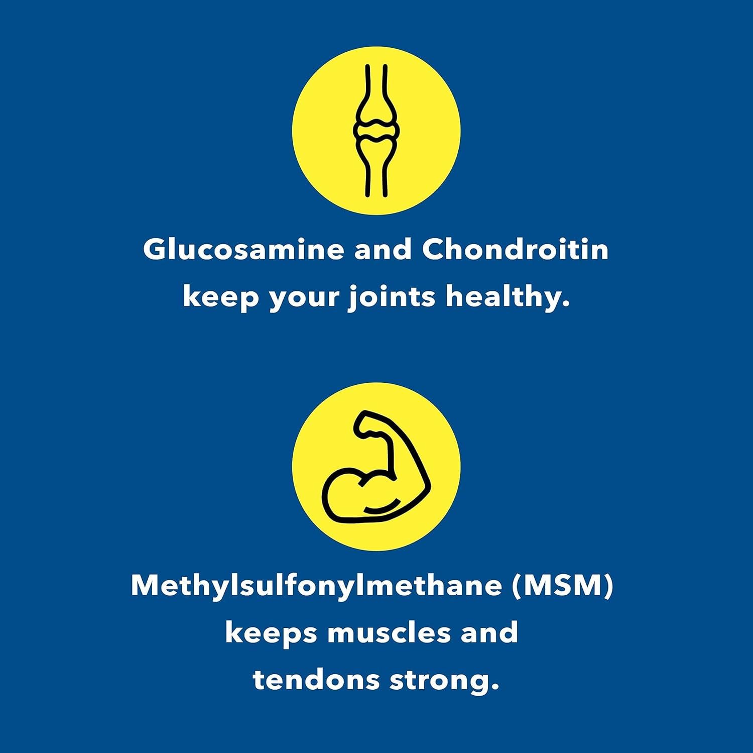 Healthy Joints System label view shows USA-made, non-GMO, gluten-free ingredients