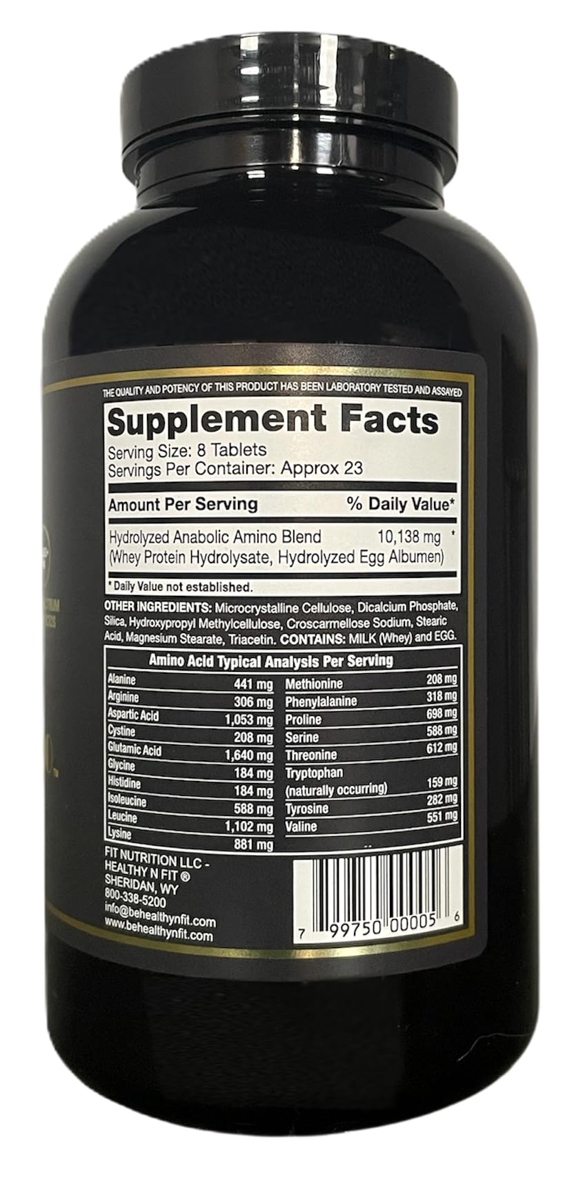 Healthy 'N Fit Amino 10,000 serving pouring demonstrates easy, on-the-go intake between workouts.