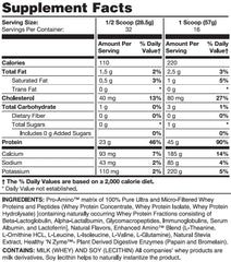 Healthy 'N Fit vanilla whey scoop ready to mix in your shaker
