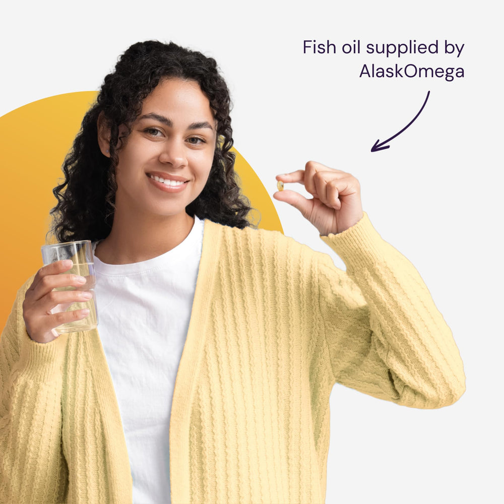 Healthy Origins Omega-3 bottle with 180 softgels