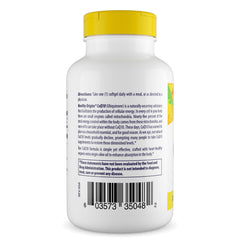 Healthy Origins CoQ10 capsules close-up showing easy daily supplementation for energy.