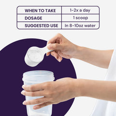 Healthy Origins bottle with nutrition facts panel and usage guidance.