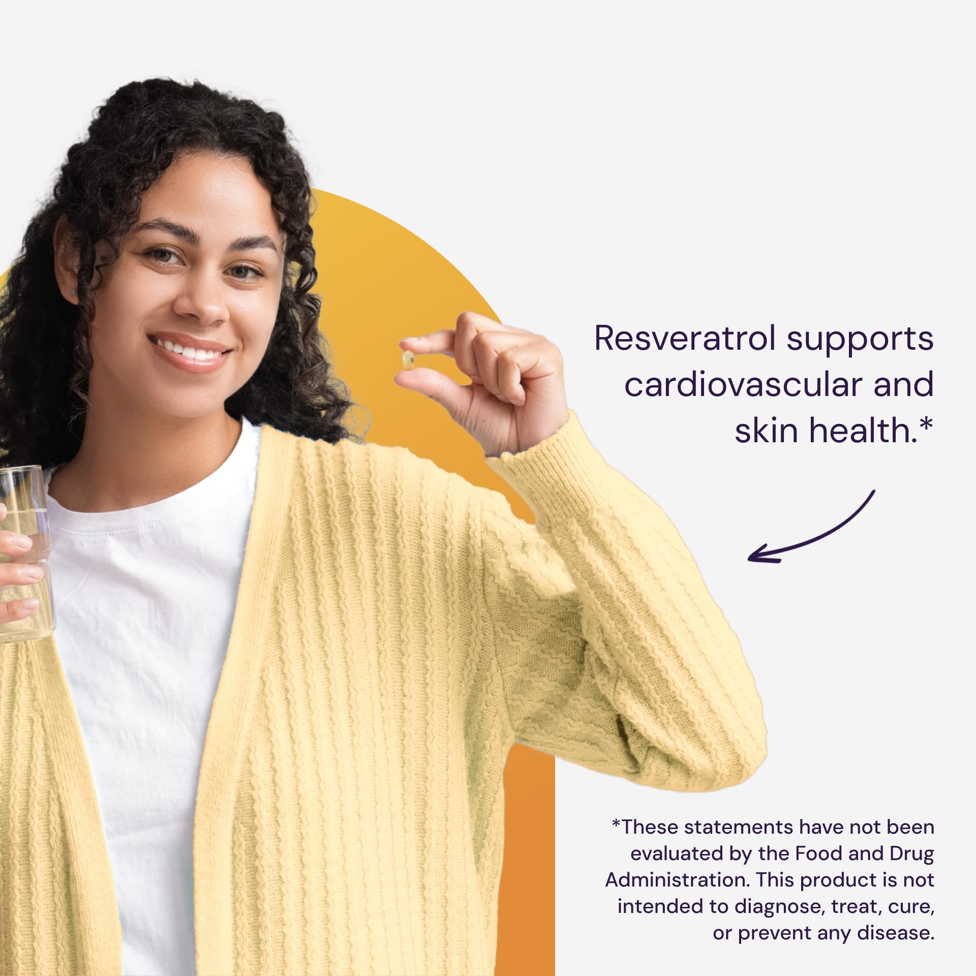 Healthy Origins Fermented Resveratrol Veri-te label indicating consistent potency.