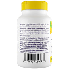 Healthy Origins Lutein veggie gels, vegan and non-GMO, for daily eye care.