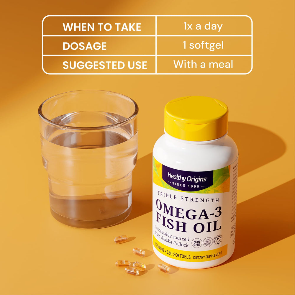 Healthy Origins packaging with independent lab seal