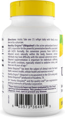 Healthy Origins Ubiquinol 300 mg capsules close-up highlights easy daily use.