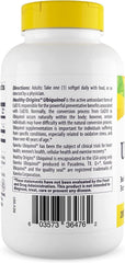 Healthy Origins Ubiquinol softgels close-up showing compact capsules.