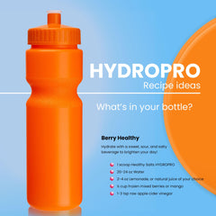 Athlete using HYDROPRO during a gym workout for hydration support
