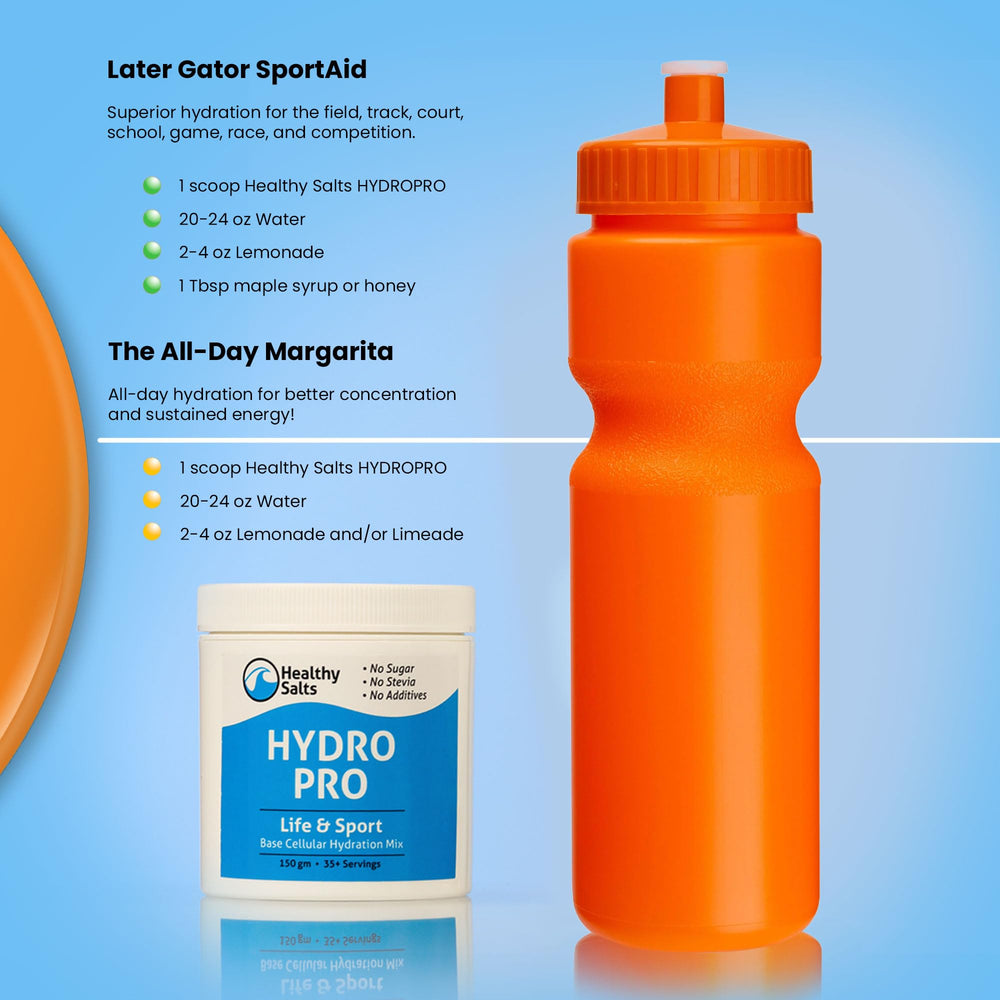 Runner with HYDROPRO during outdoor activity for electrolyte replenishment