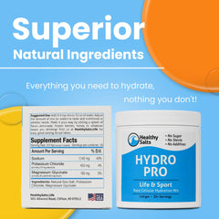 HYDROPRO scoop dispensing for easy on-the-go portioning