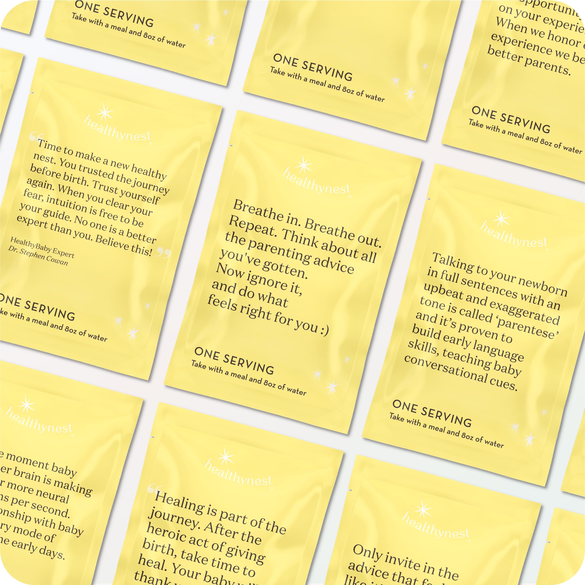 HealthyNest choline capsules focusing on cognitive and nerve health support.