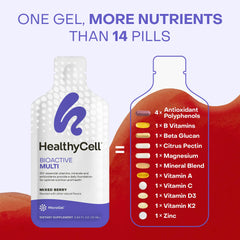 HealthyCell On-the-go gel pack for complete micronutrient support