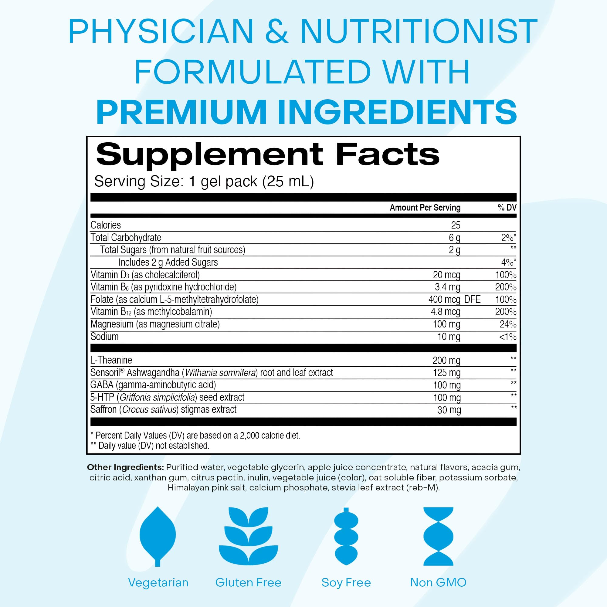 HealthyCell Calm gel packs stored in fridge for best taste.