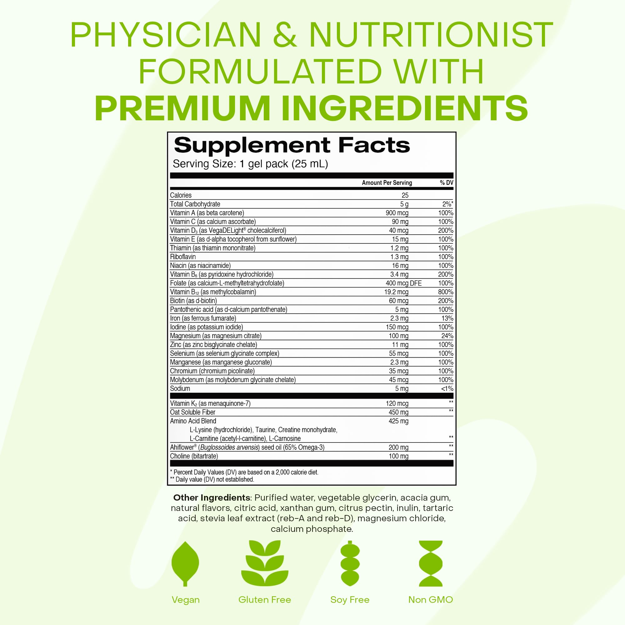 HealthyCell gel-pack packaging showcases no-pill format and convenience.