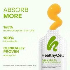 HealthyCell twentyfive-nutrients icon highlighting vitamins and minerals.