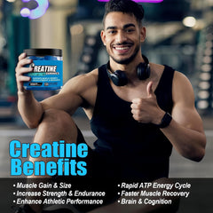 HealthyFinds Creatine Gummies bottle open reveals quick access, mess-free use