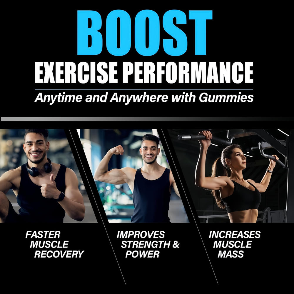 HealthyFinds Creatine Gummies label GMP-certified quality and reliable ingredients