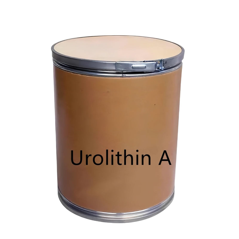 HealthyFinds Urolithin A powder purity label close-up