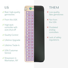 HealthyLine REMF Advanced close-up stones highlight natural energy-infused layers.