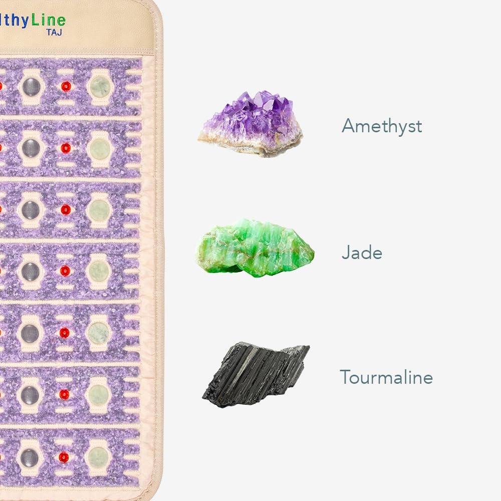 HealthyLine TAJ mat measures 32 x 20 inches, offering ample coverage for home use.