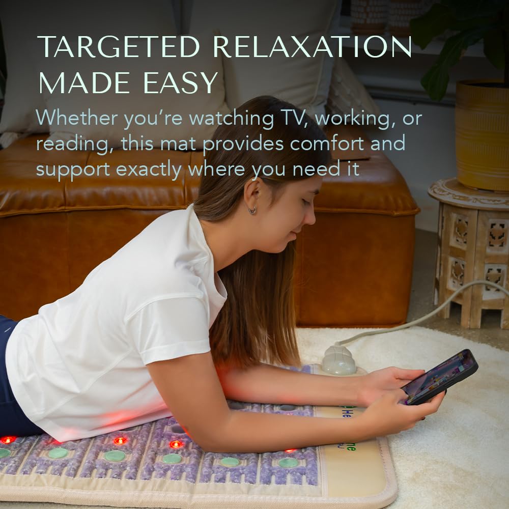 HealthyLine TAJ negative ions and photon lights for a relaxing, mood-boosting experience.