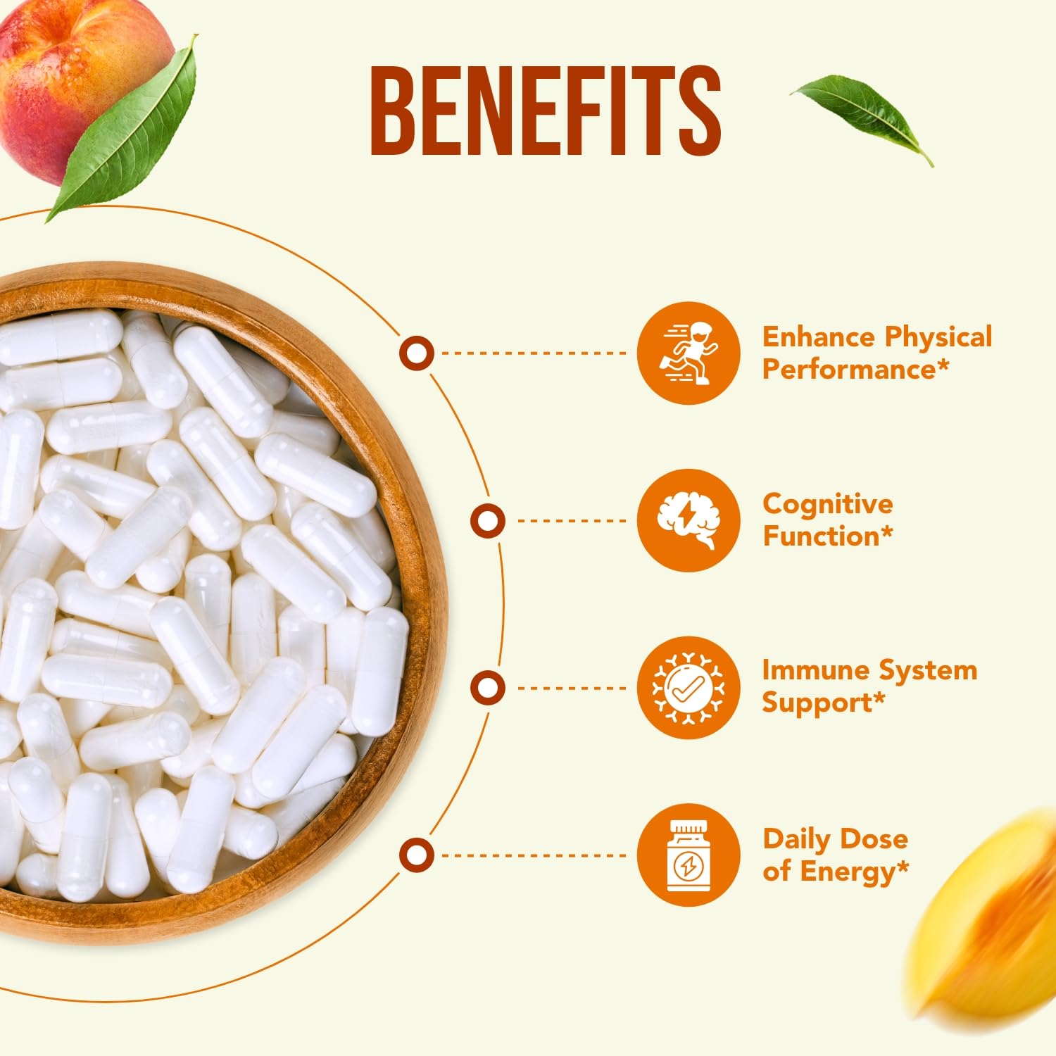 HealthyWayRx CoQ10 non-artificial formula with no artificial flavors or colors.