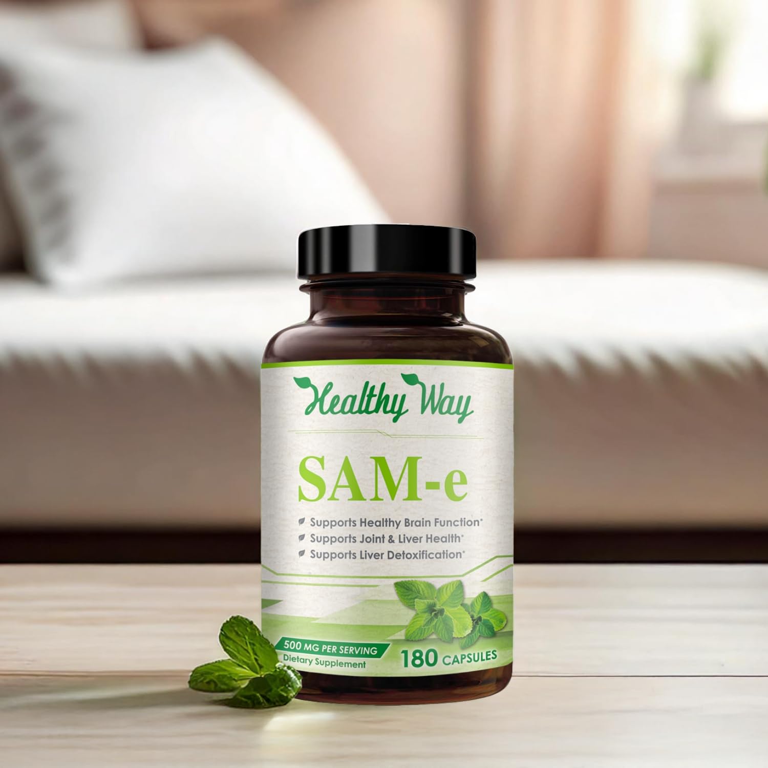 HealthyWayRx SAM-e lifestyle shot for cognitive wellness.