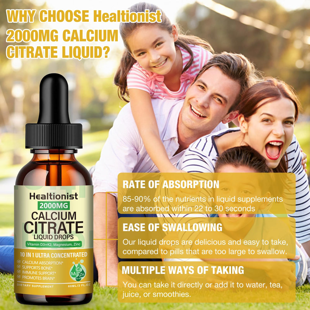 Healtionist bottle with supplement claims summarize two-pack convenience