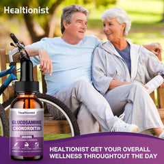 Healtionist daily-use routine with glucosamine drops—easy integration into your day.