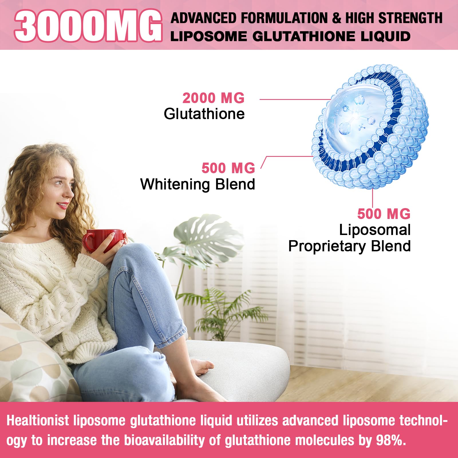 Healtionist vitamin C-enhanced formula contributing to antioxidant potential.