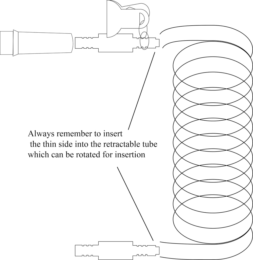 Healva tubing with adjustable length supports versatile positioning from 0.3m to 6m
